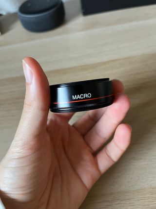 Conversor x0.25 y lente Macro