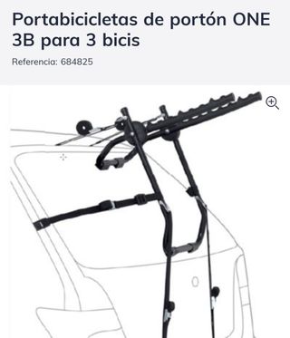 Portabicicletas de porton. 3 bicis