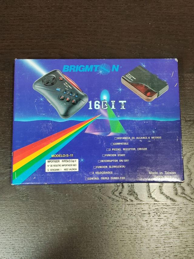 Mando inalámbrico sega mega Drive