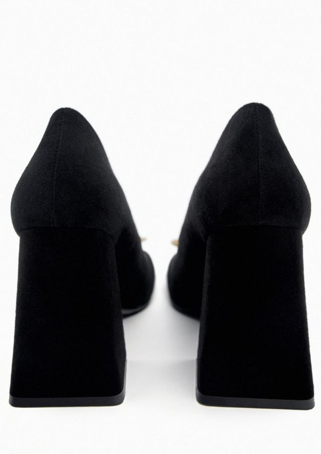 Zapato ante Flor metálica 37