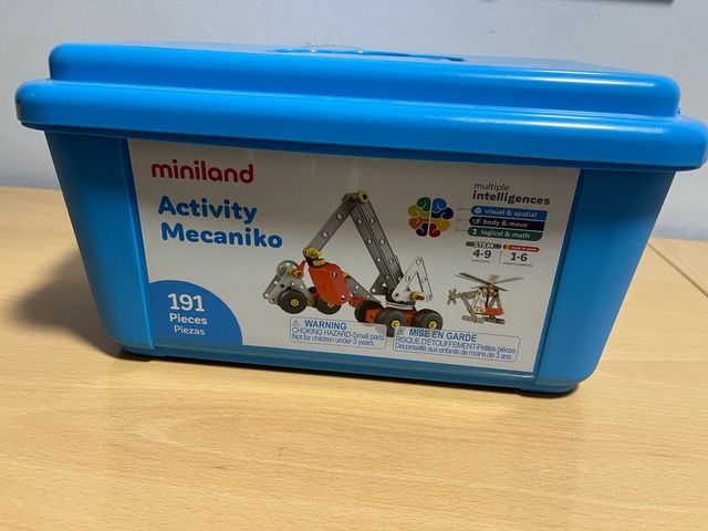 Juego construccion Activity mecanico Miniland (43€