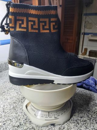 Sapatilhas bota, tipo meia