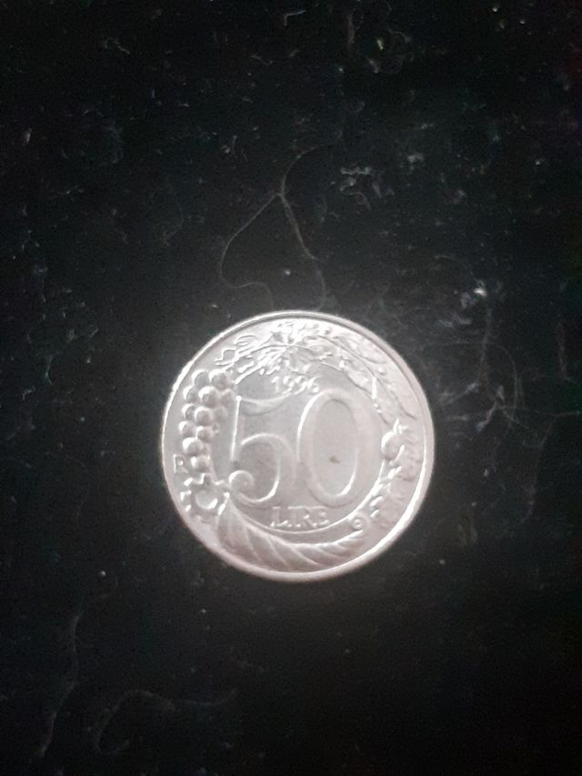 Moneta da 50 lire serie Turritta