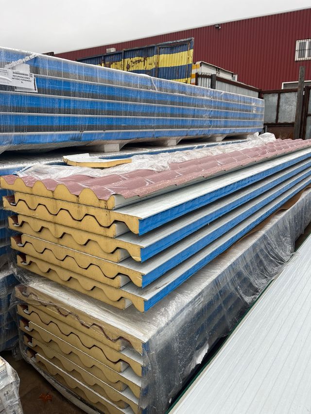 chapas sanwich 6m 105unidad