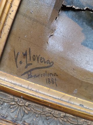 Cuadro muy antiguo para restaurar