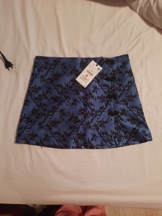 Minifalda fiesta zara con oferta