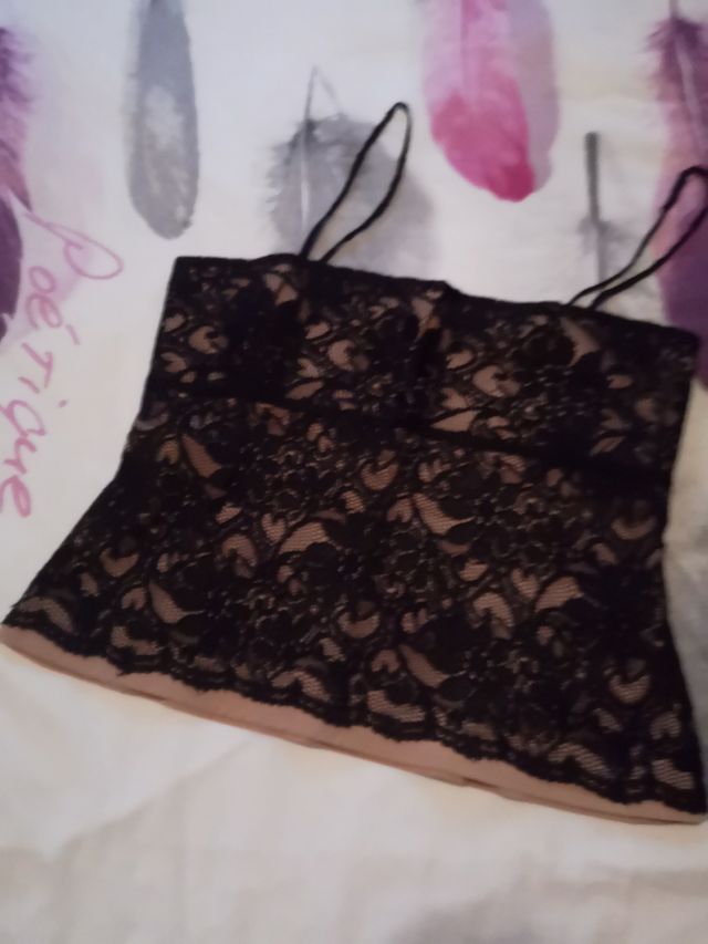 Top lencero encaje