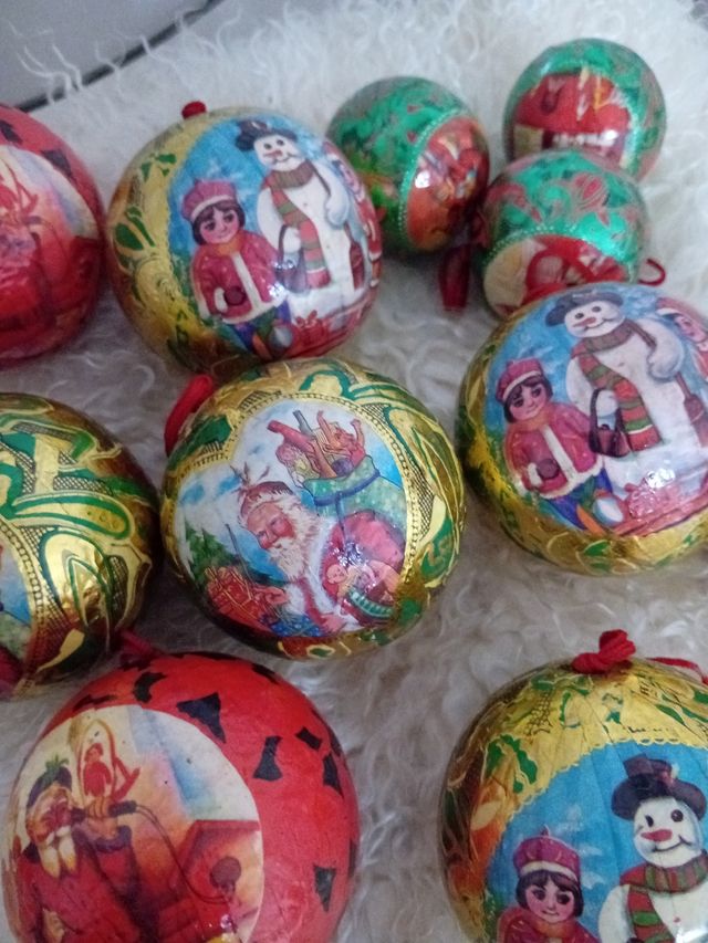 Palline di natale vintage anni 70