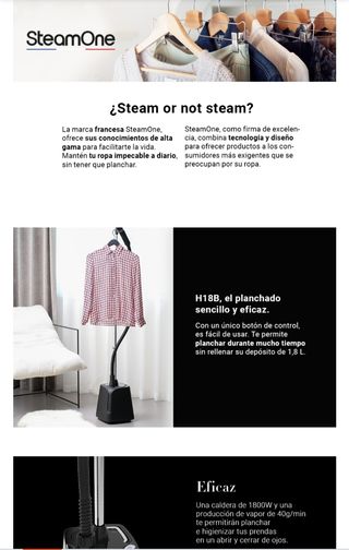 Plancha vertical SteamOne