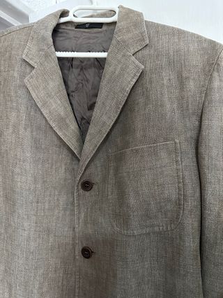 traje caramelo talla 40 2 piezas como nuevo