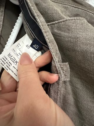 traje caramelo talla 40 2 piezas como nuevo