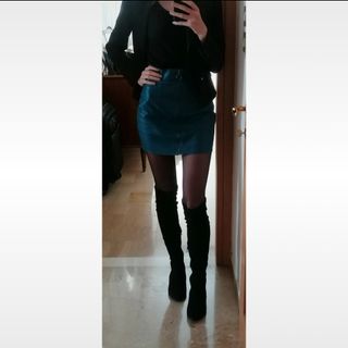 Stivali scamosciati neri, 39