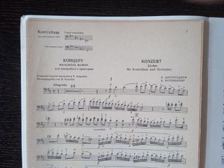 Contrabajo. Dittersdorf