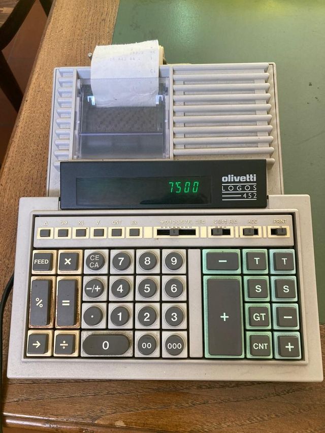 Olivetti vintage anni '70 Logos 452 Funzionante