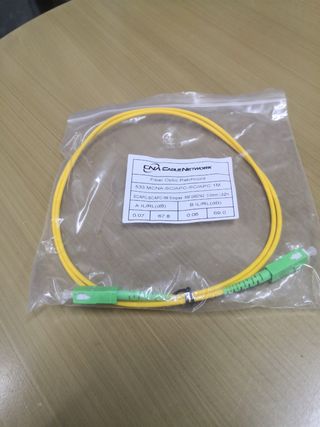 Cable Fibra óptica Router 