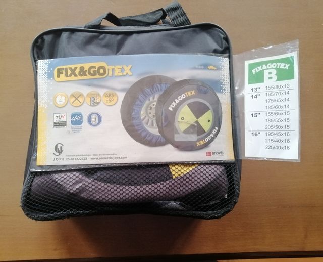 Cadenas de nieve textil Talla B