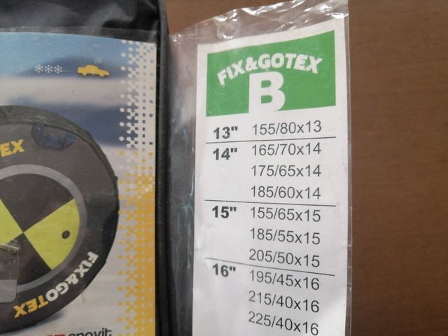 Cadenas de nieve textil Talla B