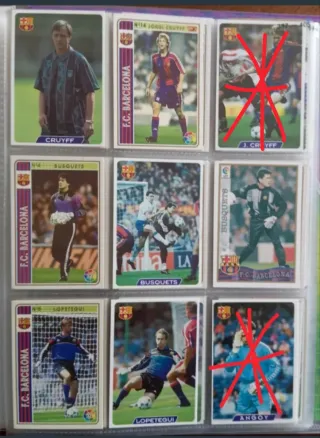 FC BARCELONA CROMOS AÑOS 1994-2018 MUNDICROMO