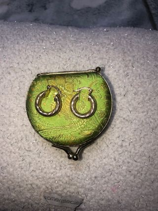 pendientes aro dorados