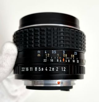Objetivo SMC PENTAX 1:1.2 50 mm PRIME LENS