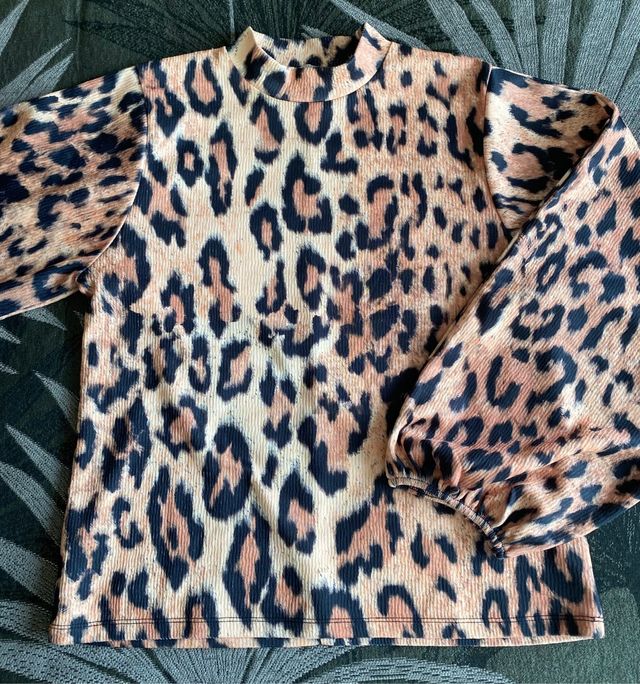 Camiseta-sudadera animal print Zara