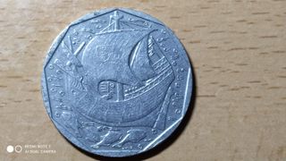 Moneda portuguesa 50 escudos