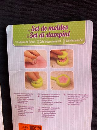 Lote de set de moldes para repostería