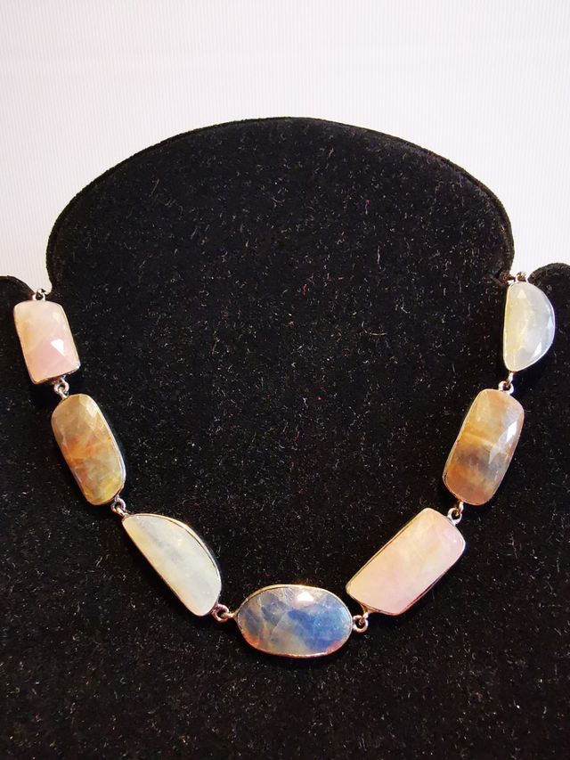 Braccialetto argento e pietre dure