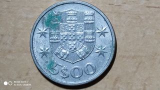 Moneda portuguesa 5 escudos