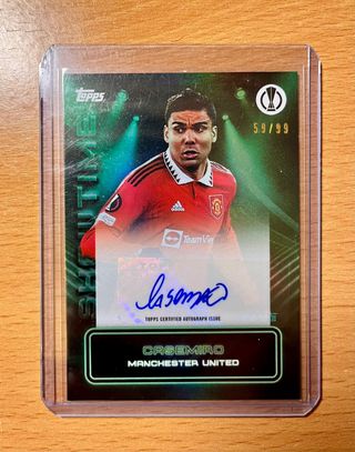 CASEMIRO REAL MADRID TOPPS AUTO PANINI FIRMA CROMO