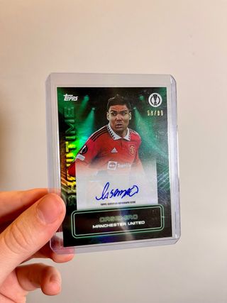 CASEMIRO REAL MADRID TOPPS AUTO PANINI FIRMA CROMO