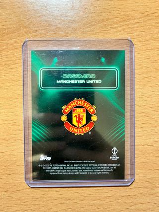 CASEMIRO REAL MADRID TOPPS AUTO PANINI FIRMA CROMO