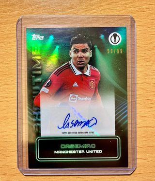 CASEMIRO REAL MADRID TOPPS AUTO PANINI FIRMA CROMO