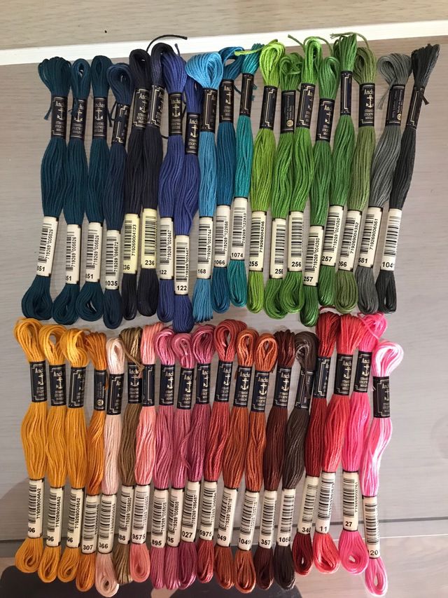 Hilo Mouline Madeja Surtidos