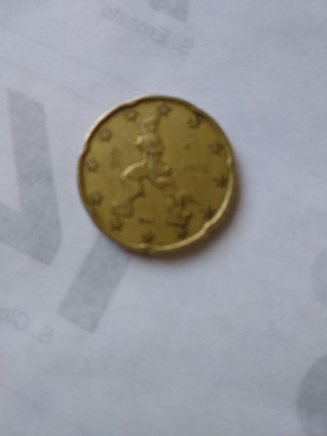 Moneda rara de 20 céntimos