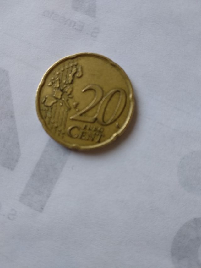 Moneda rara de 20 céntimos