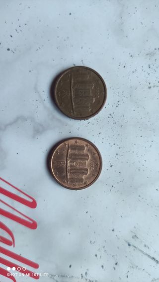 Monedas 1 céntimo Italia