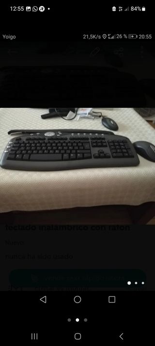Teclado inalambrico a estrenar