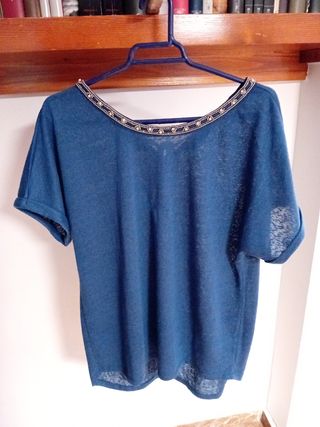 Jersey lana manga corta