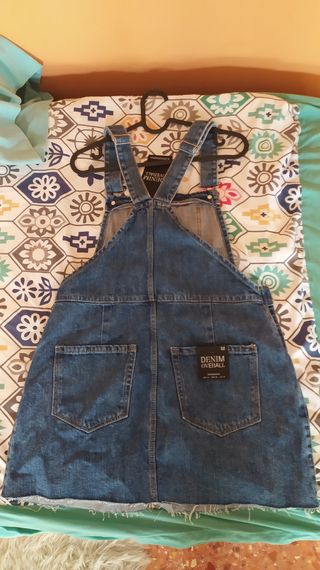 Peto vaquero falda Talla M