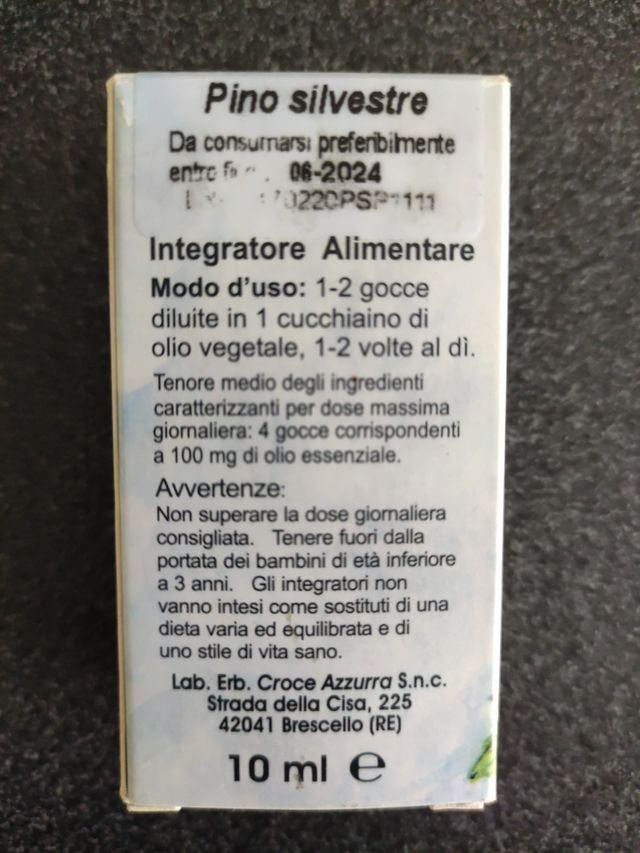 Olio essenziale pino silvestre 10 ml