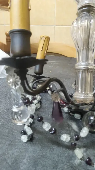 Lampara antigua de metal (Segunda rebaja)