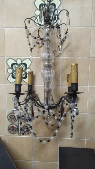 Lampara antigua de metal (Segunda rebaja)