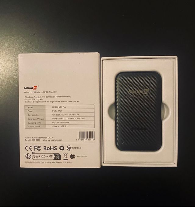 CarPlay Adaptador CARLINKIT 3.0
