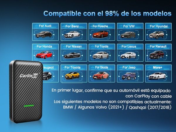 CarPlay Adaptador CARLINKIT 3.0