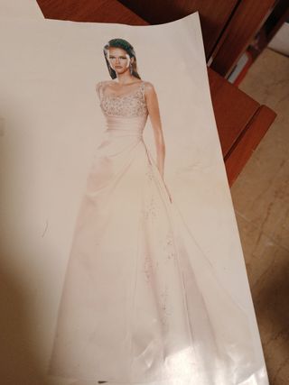 Vestido de Novia cola