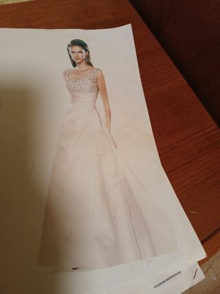 Vestido de Novia cola