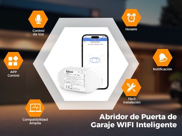 controlador puerta de garage WiFi