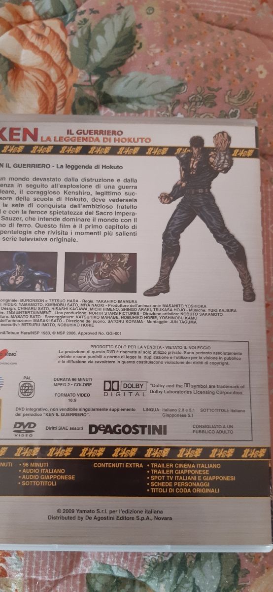 Dvd la leggenda Ken il guerriero