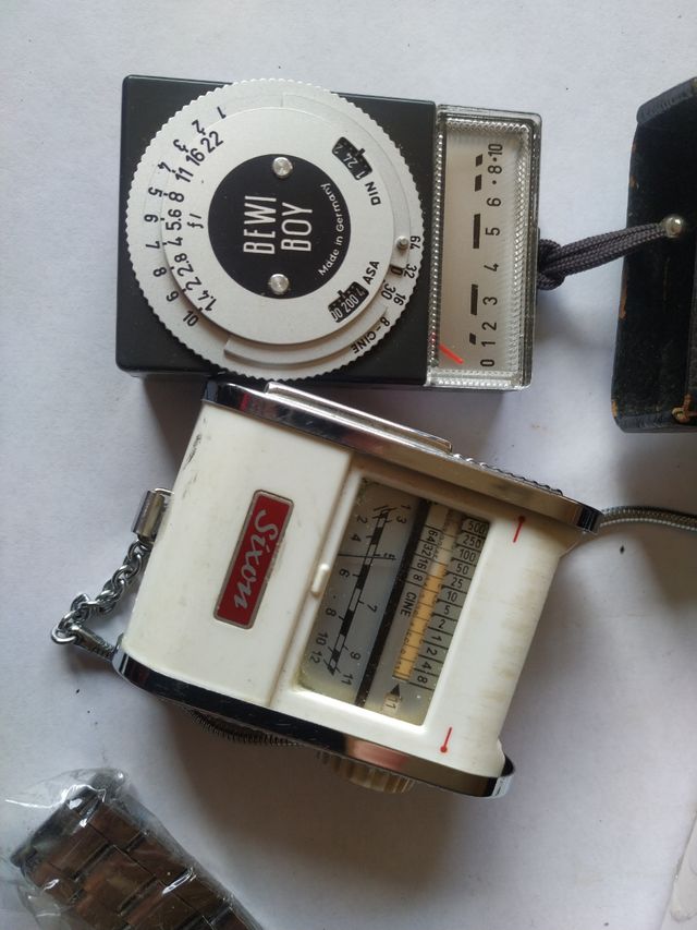 Lote fotómetros antiguos y más